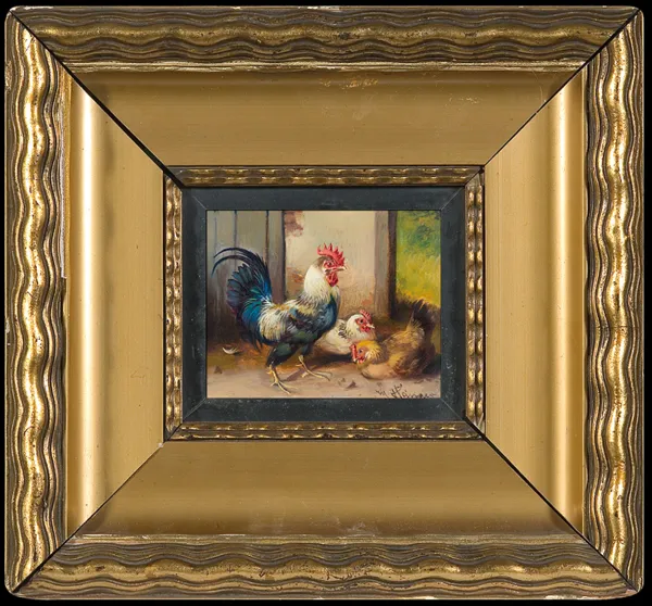 Max senior Haenger, KOGUT I DWIE KURY 