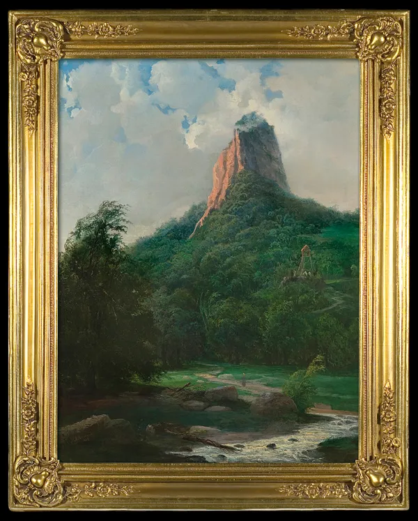 Aleksander Nikarionowicz Nisczenkow, PEJZAŻ GÓRSKI, 1867