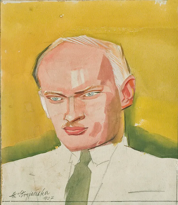 Zofia Stryjeńska, Portret mężczyzny, 1927