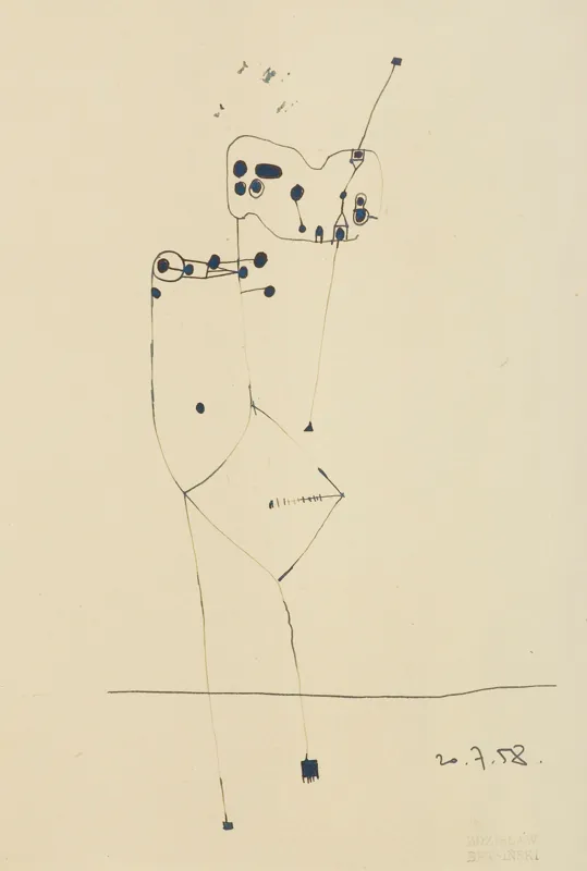 Zdzisław Beksiński, BEZ TYTUŁU, 1958