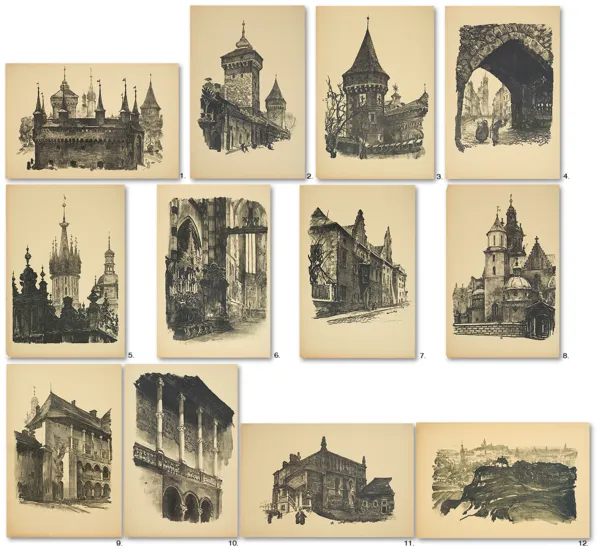 Jan Kanty Gumowski, Teka Widoki Krakowa, 1926