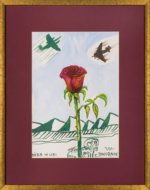 Edward Dwurnik, Róża w Libii, 2011