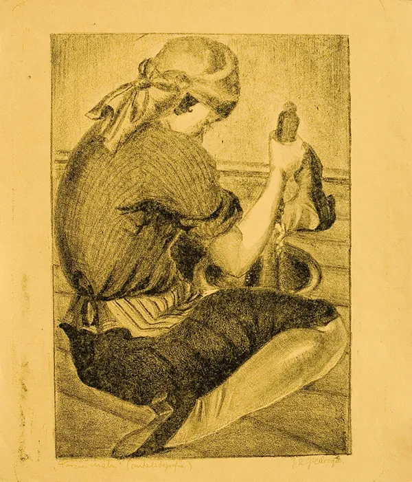 Janina Róża Giedroyć-Wawrzynowicz, Tarcie maku, ok. 1930