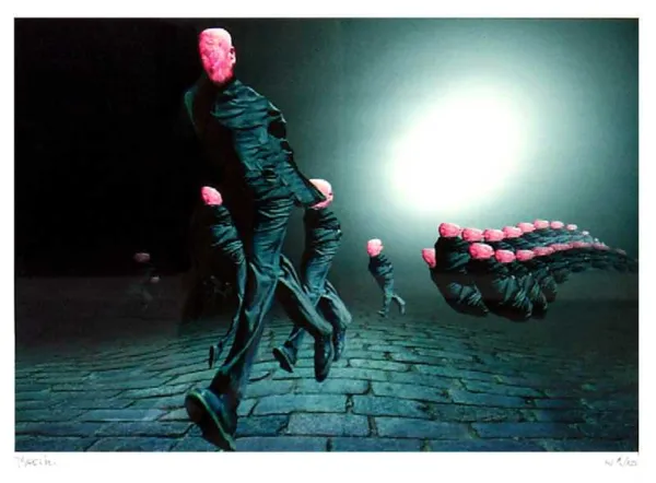 Zdzisław Beksiński, Bez tytułu, lata 90