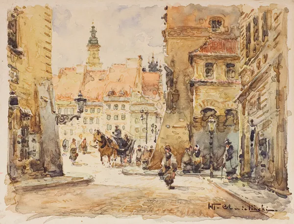 Władysław Chmieliński (Stachowicz), Rynek Starego Miasta w Warszawie
