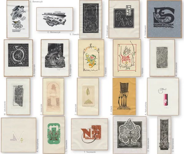 Autor nierozpoznany, Teka: Ekslibrisy polskie 1972-1974