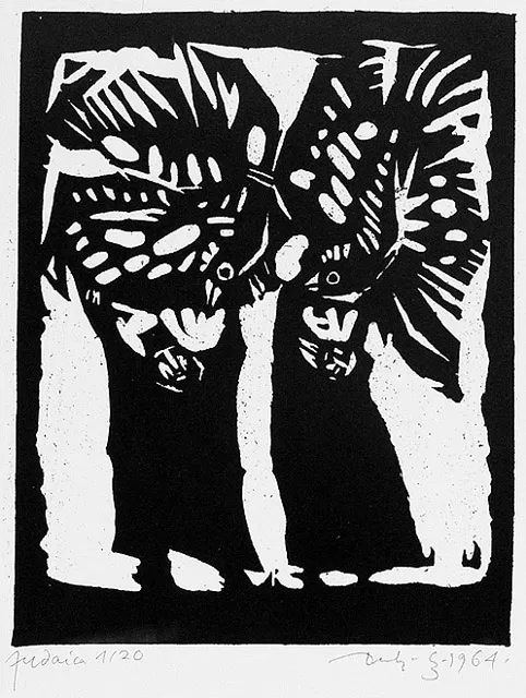 Jerzy Duda Gracz, Ryc. 10 z cyklu „Judaica”, 1964