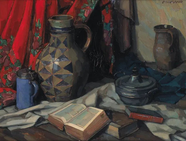 Wilhelm Morano, 36. Martwa natura z książkami