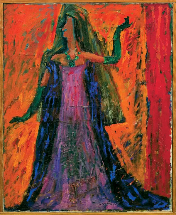 Józef Czapski, ŚPIEWACZKA, 1954