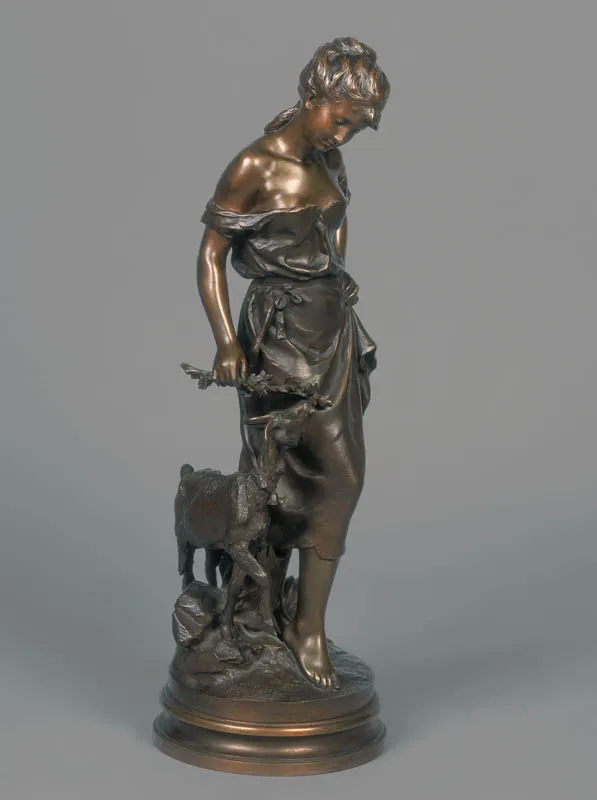 Mathurin Moreau, Dziewczynka z koziołkiem, przed 1900