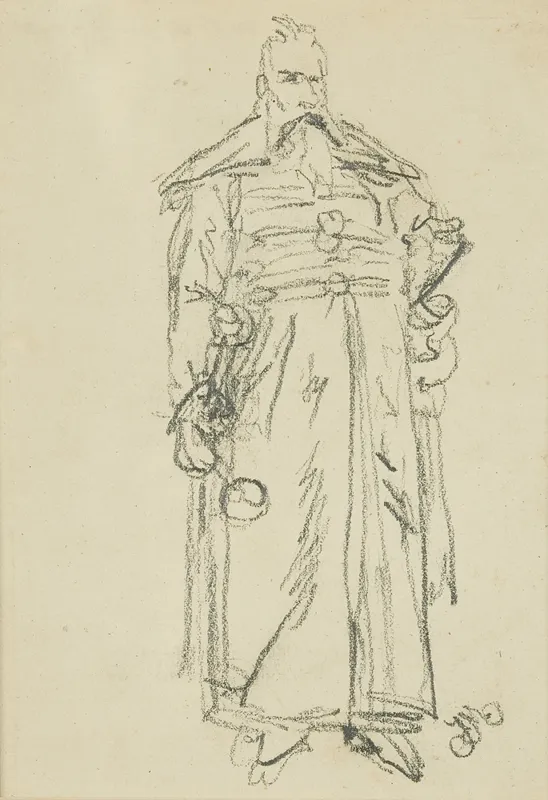 Jan Matejko, POSTAĆ MĘŻCZYZNY W ŻUPANIE I DELII 