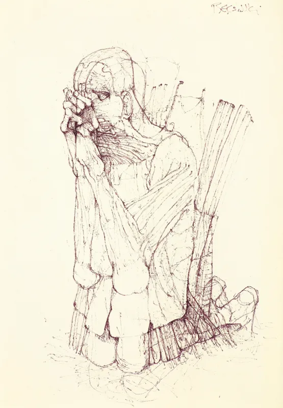 Zdzisław Beksiński, BEZ TYTUŁU, lata 90. XX w.