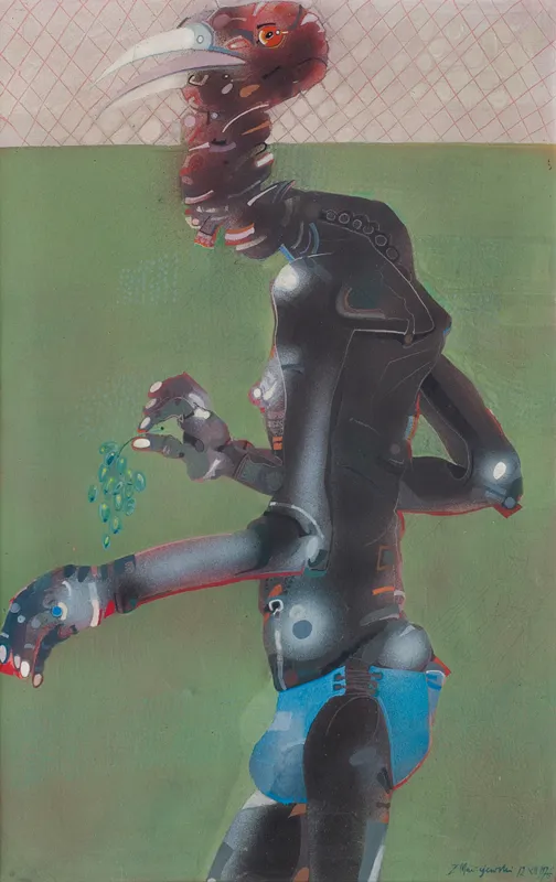 Zbysław Marek Maciejewski, MĘŻCZYZNA Z GŁOWĄ PTAKA, 1976