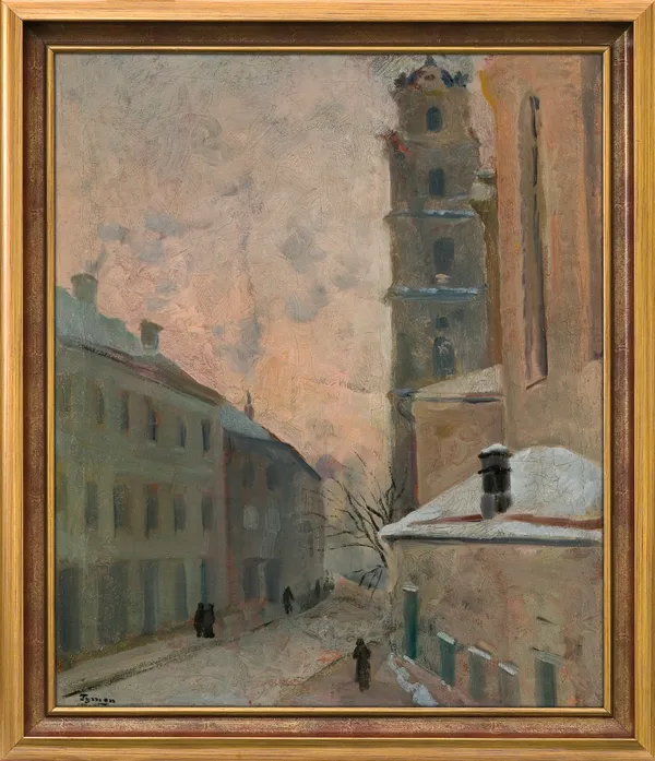 Tymon Niesiołowski, WILNO. ZIMOWY PORANEK, 1936