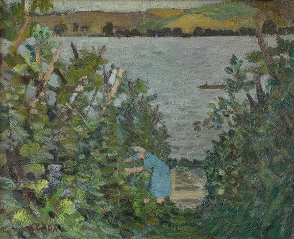 Krystyna Łada-Studnicka, PEJZAŻ Z JEZIOREM