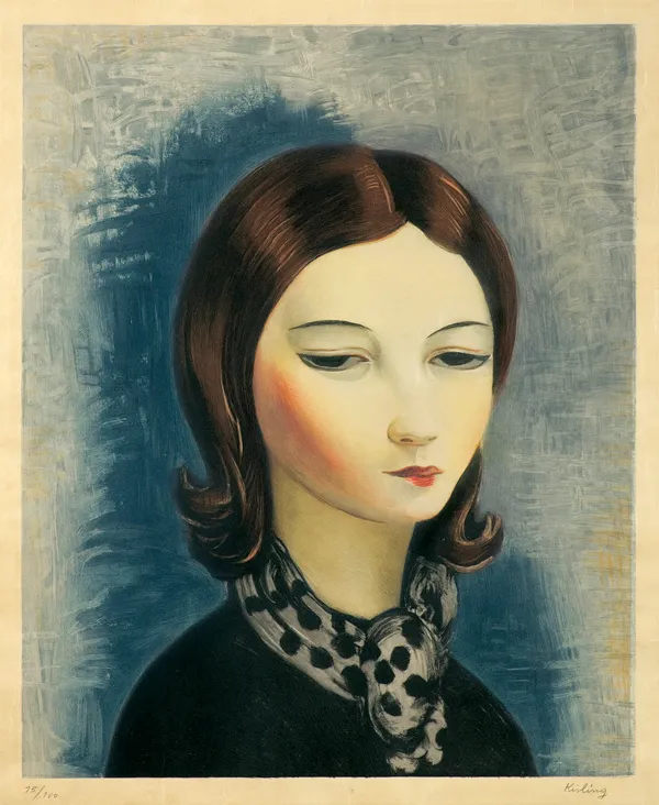 Mojżesz Kisling, PORTRET BRUNETKI