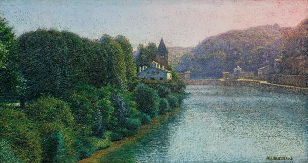 Aleksander Gierymski, PEJZAŻ WŁOSKI, 1899-1900