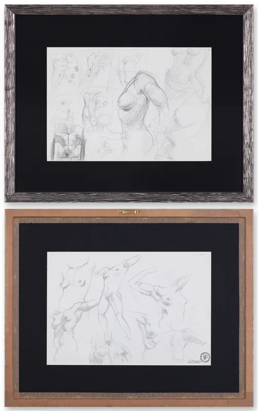 Franciszek Starowieyski, Akty (rysunek dwustronny), 1985