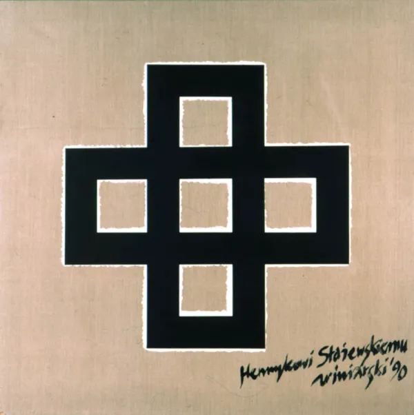 Ryszard Winiarski, Hommage &agrave; Henryk Stażewski, 1990