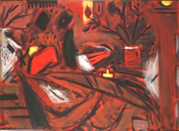 Wacław Taranczewski, Martwa natura z błękitnym wazonem IX