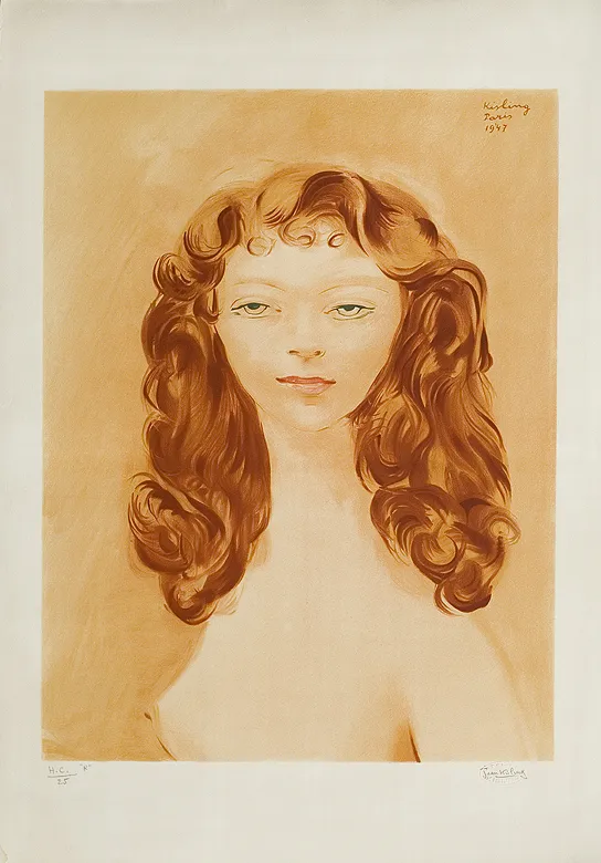 Mojżesz Kisling, Półakt, 1947