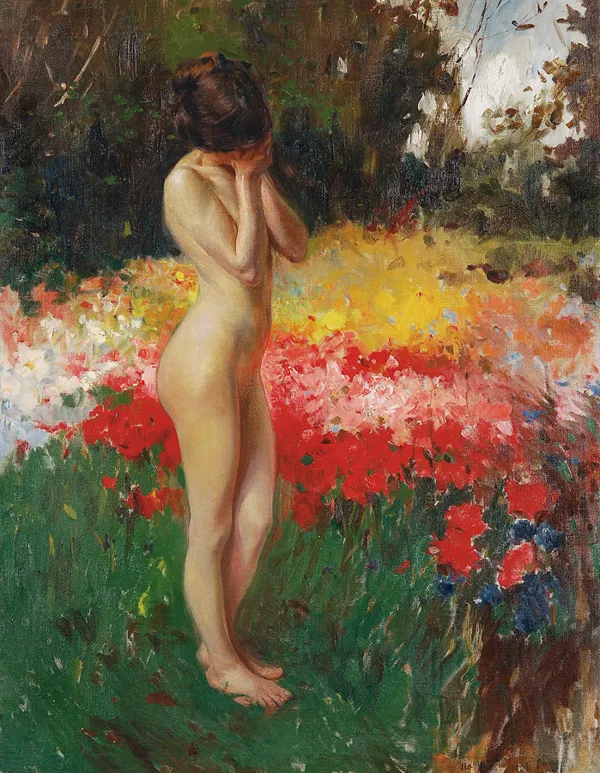 Marian  Sługocki, PRZEBUDZENIE. WIOSNA, 1908