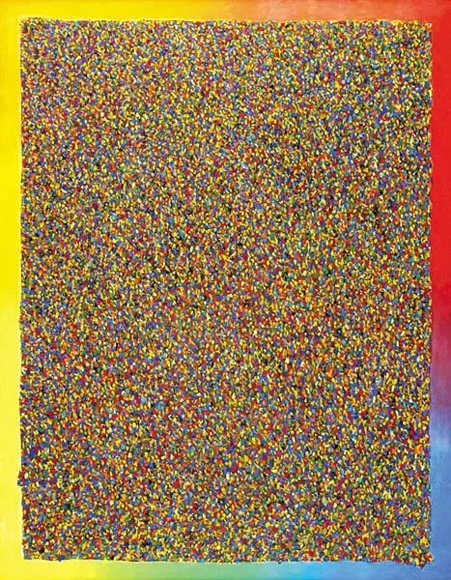 Stefan Gierowski, OBRAZ DCCVII, 1997