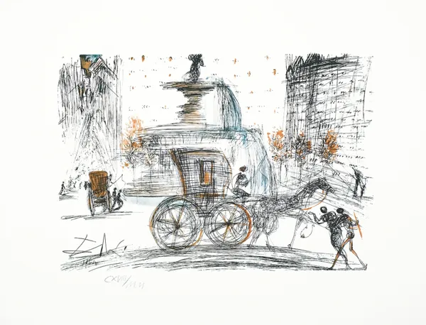 Salvador Dali, Plaza, 1964