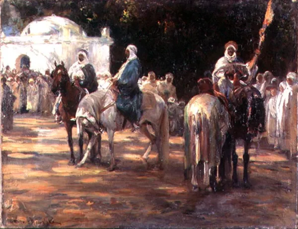 Alfred Wierusz-Kowalski, Przed meczetem