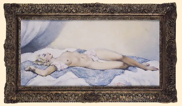 Georges Pierre  Guinagault, AKT LEŻĄCEJ DZIEWCZYNY, po 1940