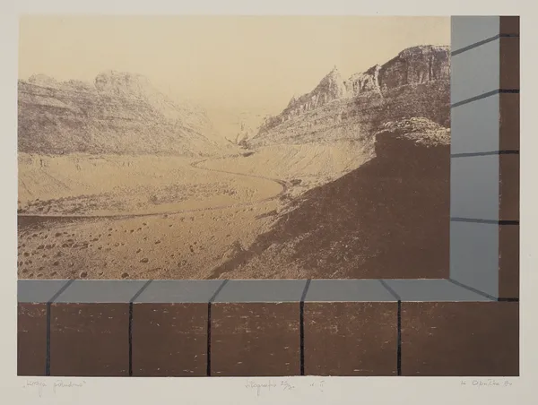 Henryk  Opałka, Krzyż Południa, 1990