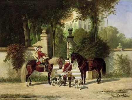 Franz Quaglio, Przed pałacową bramą