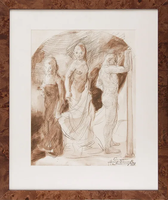 Grzegorz Stachańczyk, Trzy postaci pozujące, 1998