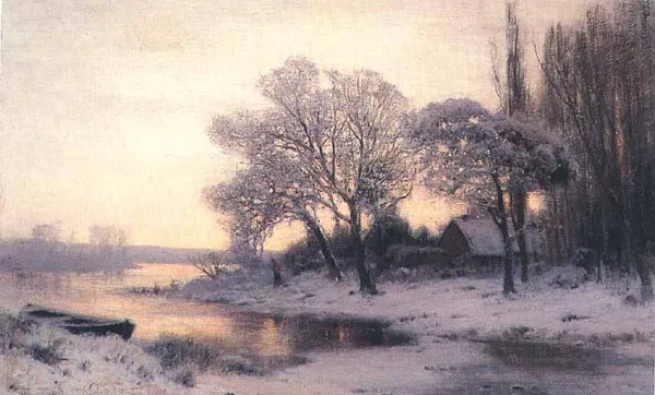 Louis Douzette, Nadwodny krajobraz zimowy