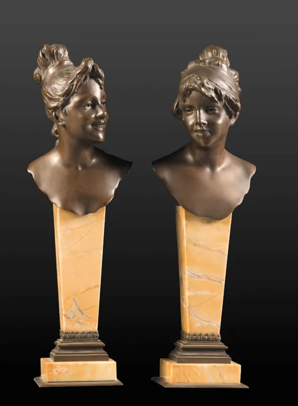 Paul Aichele, PARA POPIERSI DZIEWCZĘCYCH, ok. 1900