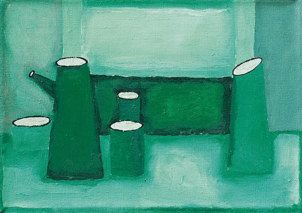 Jerzy Nowosielski, ZIELONA MARTWA NATURA II, IX 1982 