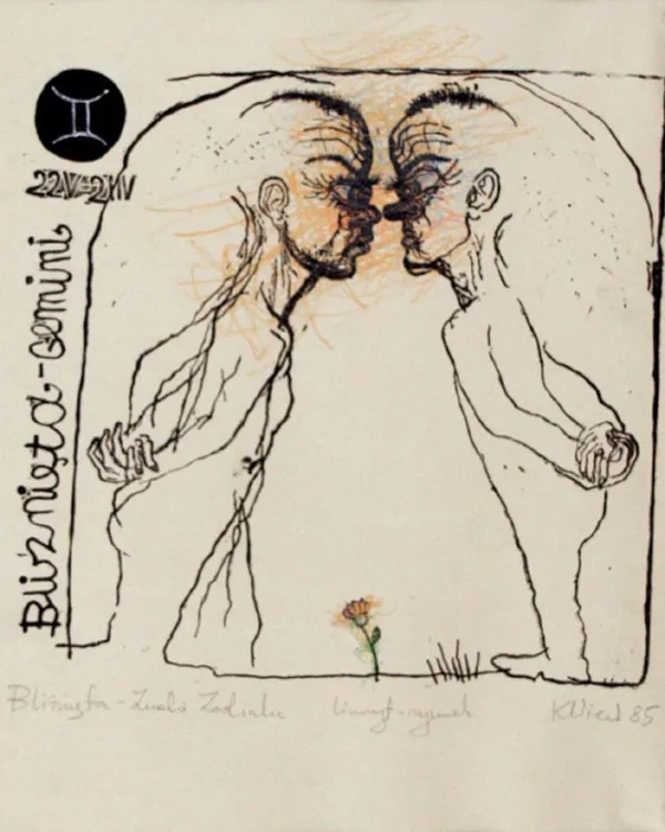 Karol Wieczorek, Bliźnięta  z cyklu Znaki Zodiaku, 1985