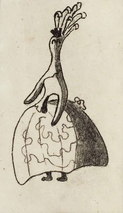 Maria  Jarema, KOBIETA W KRYNOLINIE, 1950-1951