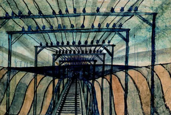 Nikifor Krynicki, Tory kolejowe