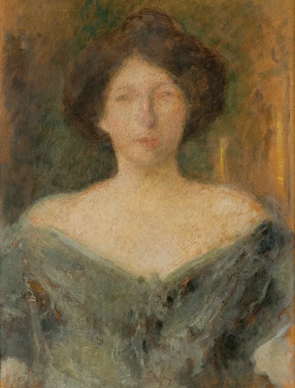 Olga Boznańska, PORTRET ELZY KRAUSOWEJ, ok. 1912