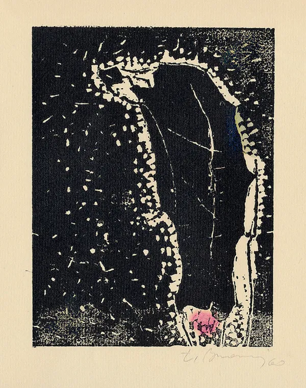 Tadeusz Brzozowski, Rycina z katalogu Konfrontacje 60, 1960