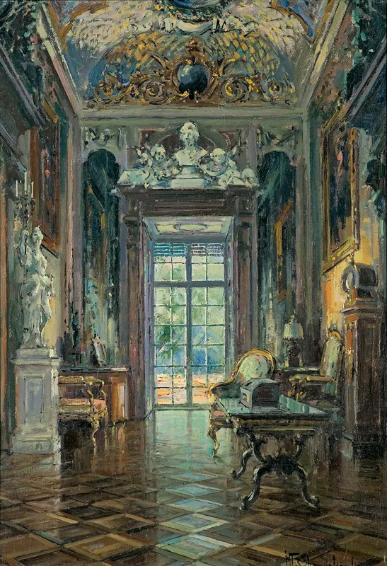 Władysław Chmieliński (Stachowicz), WNĘTRZE PAŁACOWE