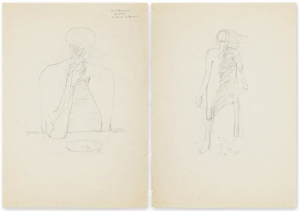 Zdzisław Beksiński, BEZ TYTUŁU (szkice do obrazów)