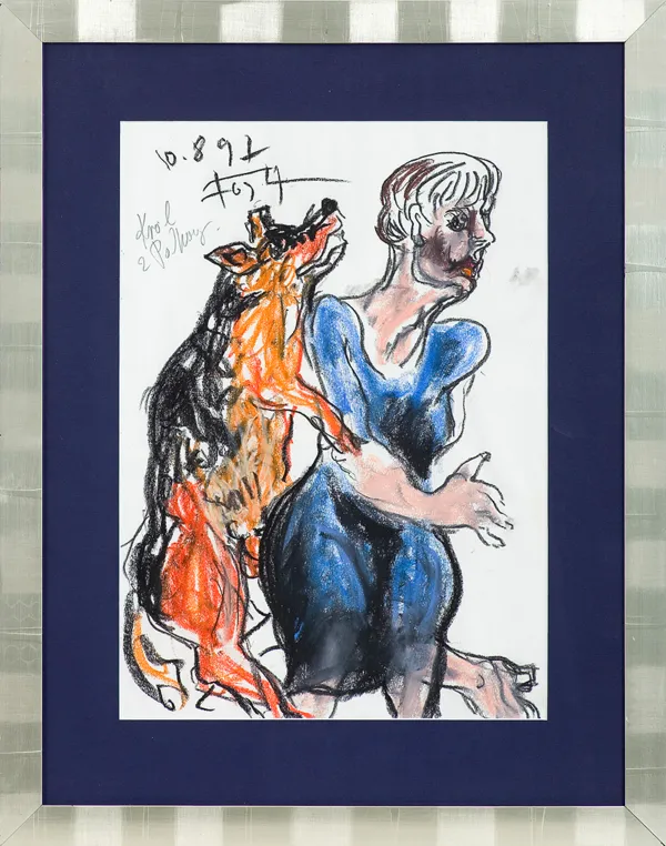 Andrzej Fogtt, KOBIETA I PIES, 1997