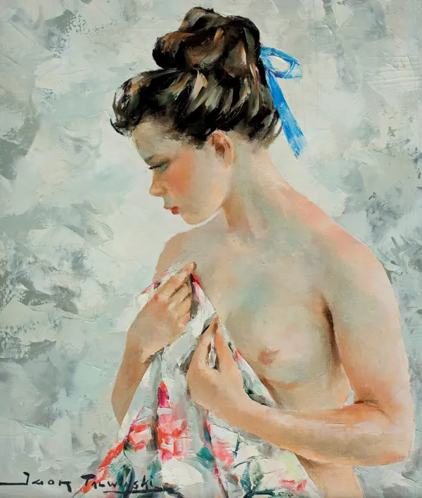 Igor Talwiński, Półakt. Niebieska wstążka