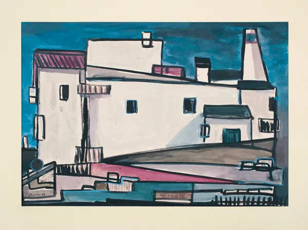 Fryderyk Antoni Hayder, Pejzaż miejski, 1966