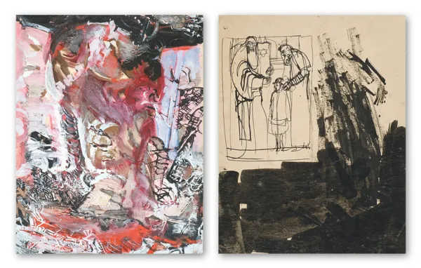 Zdzisław Lachur, Głowa w czerwieni, 1963 