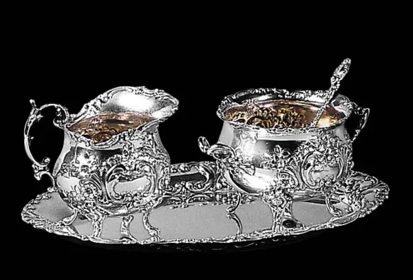 Autor nierozpoznany, KOMPLET DO CUKRU I ŚMIETANKI, 1918-1939