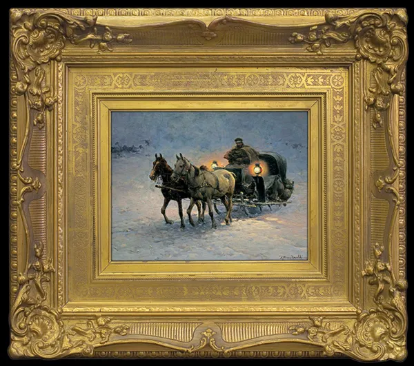 Alfred Wierusz-Kowalski, NOCNA JAZDA, lata 90. XIX w.