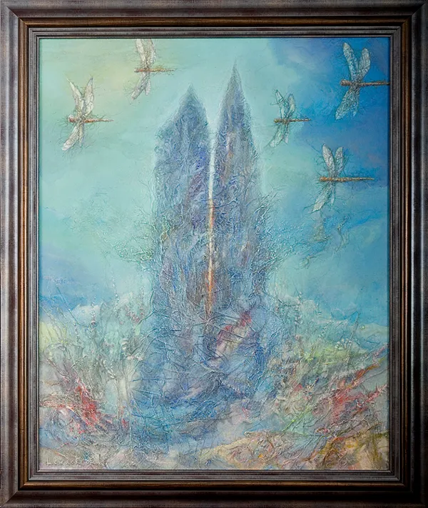 Grzegorz Lewacki, Pejzaż z ważkami, 2007